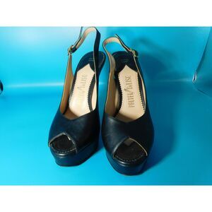 Palter DeLISO peep toe slingbacks, EUC